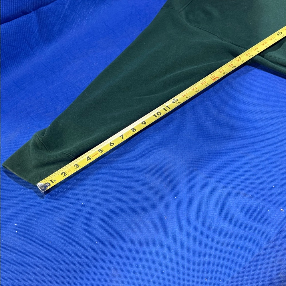 Men's Green Quarter-Zip Sweatshirt - Picture 6 of 6